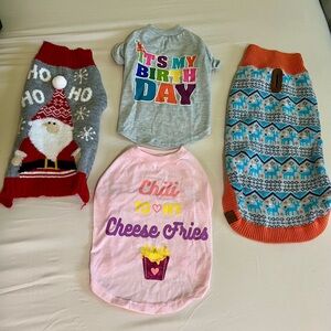 Dog shirts/sweaters